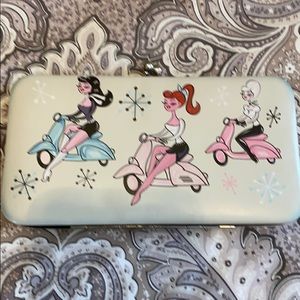 Miss Fluff retro, Roman holiday print wallet